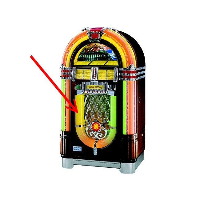 Wurlitzer OMT  Bubble Tube gebogen innen