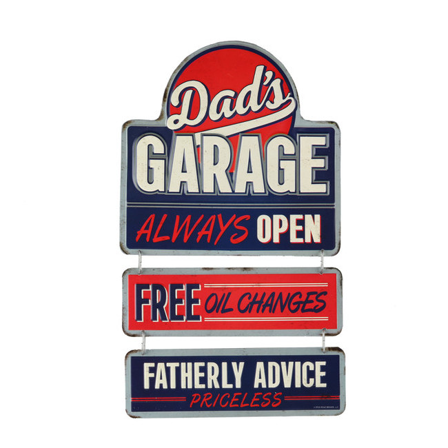 Dad's Garage Blechschild